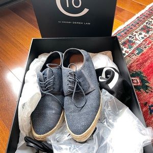 10 Crosby Derek Lam
Gordon Too Denim Platform Espadrille Sneaker, Indigo 5M